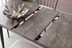 Moon Table And Chair Bench Set, Creme Goud, 120X70