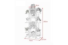 Mion Plant Stand, White