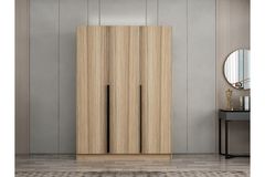 Tideway Kledingkast met 3 Deuren, 210 cm, Walnoot