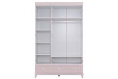 City Kledingkast met 3 Deuren, Roze