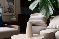 Conical Keramiek Vaas, Beige