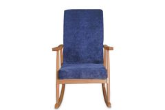 Asedia Trend Schommelstoel, Donkerblauw & Natuurlijke Kleur