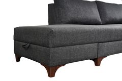 Masse Hoekbank Links, Antraciet