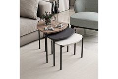 Medway Lenny Metalen Zettafels, Antraciet