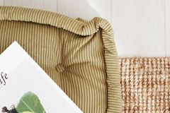 Biscuit Kussen, 55x55 cm, Groen