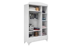 Celenia 3 Door Children's Wardrobe, White