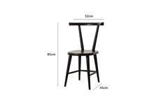 Bilbo Dining Chair, Black