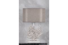 Coral Table Lamp, Gold
