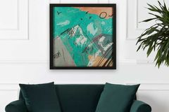 Minimalistisch Olieverfschilderij