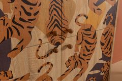 Tigris Multifunctionele Kast met Houten Poten