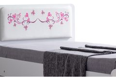 Pisa Bunk Bed with Desk, 90 x 190 cm, White