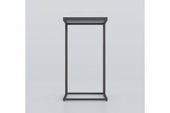 Everly C-Vormige Bijzettafel, Zwart