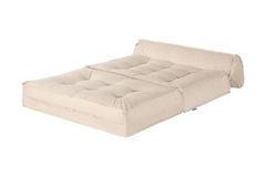Mocca Opklapbare Slaapbank, Beige
