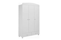 Celenia 3 Door Children's Wardrobe, White