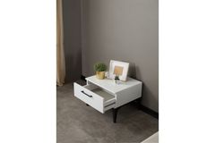 Life Bedside Table, White