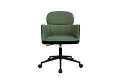 Roll Bureaustoel, Groen & Donkerbruin