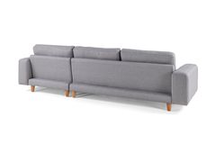 Merlin Corner Sofa Right Chaise, Weave in Melange Grey