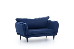Futon Vino 2-Zitsbank, Donkerblauw