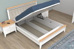 Lora Bedframe met Opbergdoos, 160x200 cm