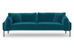 Leo Three Seater Sofa, Teal