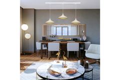 Bellezza Champion Hanglamp met 3 Lampjes, Wit