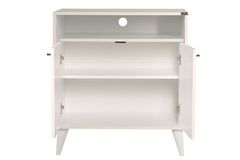 London Hallway Storage Cabinet, Light Wood