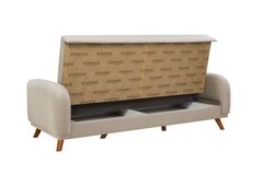 Hera 3-Zitsbank met slaapfunctie met opslagruimte (Kleurkeuze Stof In Showroom)