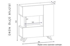 Bambi Multifunctionele Kast, Wit