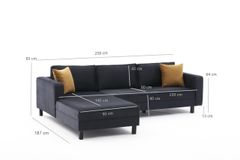 Tideway Hoekbank Links, Antraciet