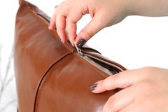 Dobsett Kussen, 40x40 cm, Bruin