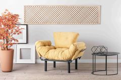 Pafu Nitta Fauteuil, Mosterd