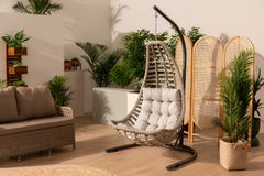Capri Ibiza Porch Swing, White