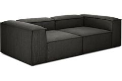 Frid Linnen 2-Zitsbank, Antraciet