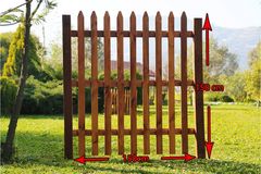 Pone Wooden Fence Panel, 150 cm