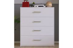 Almina Chest of Drawers, White