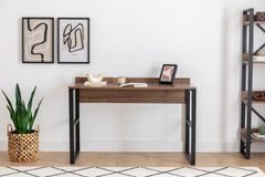 Doa Study Desk, Walnut