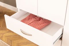 Home Kledingkast met 3 Deuren en 2 Lades