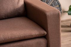 Pafu Lungo Fauteuil, Lichtbruin
