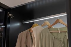 Panna Kledingkast met 5 Deuren, Antraciet