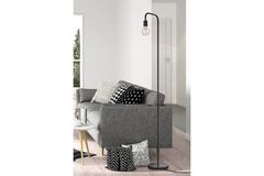 Apliqa Klara Vloerlamp, Zwart