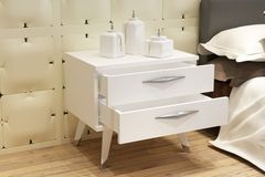 Orlani Bedside Table, White