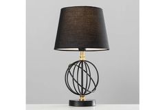 Lyskamm Tafellampenset, Zwart