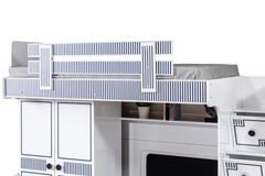 Line Stapelbed met Bureau, 90x190 cm