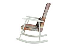 Asedia Trend Authentieke Schommelstoel, Wit