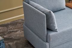 Fly Fauteuil, Links, Blauw