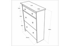 Hinged Shoe Cabinet, Anthracite