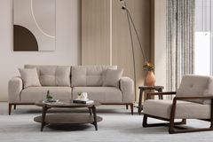 Sinor 3-Zitsbank, Beige