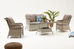 Venezia Outdoor Sofa Set, Cream