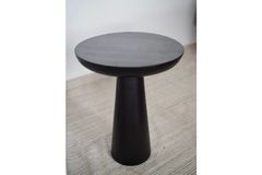 Tucas Home Mushroom Bijzettafel, 50 cm, Zwart