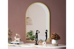 Marsah Mercury Dressoir Spiegel, 60x90 cm, Goud